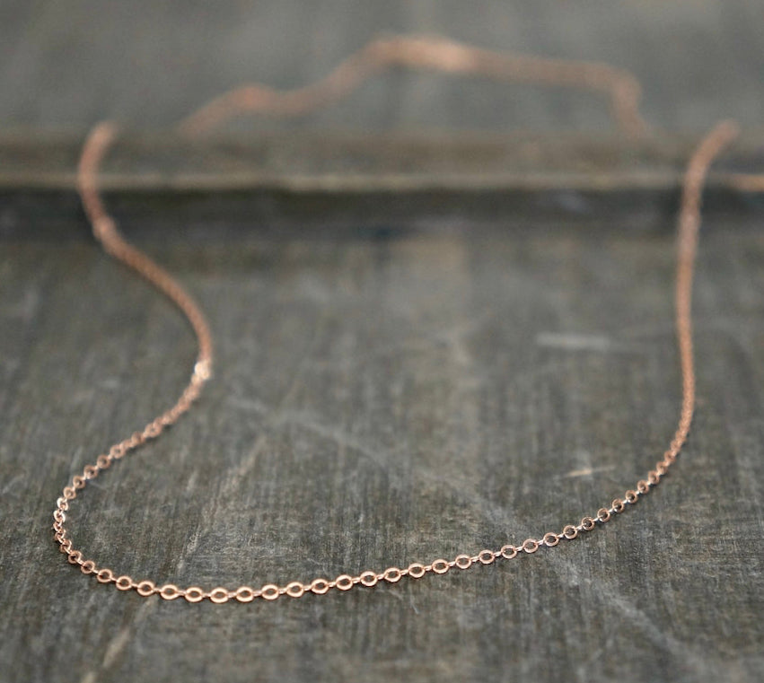 Rose gold chain add on